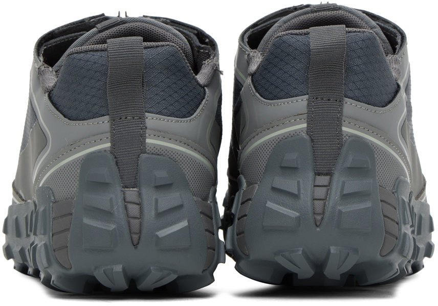 Norse Projects ARKTISK Gray & Blue Zip Up Runner Sneakers