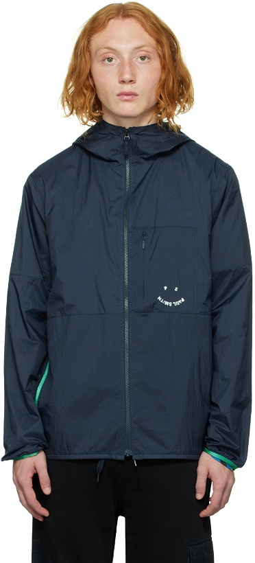 Photo: PS by Paul Smith Navy Packable Jacket