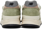 New Balance Green Made in USA 998 Sneakers