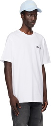 Balmain White 'Balmain Signature' T-Shirt