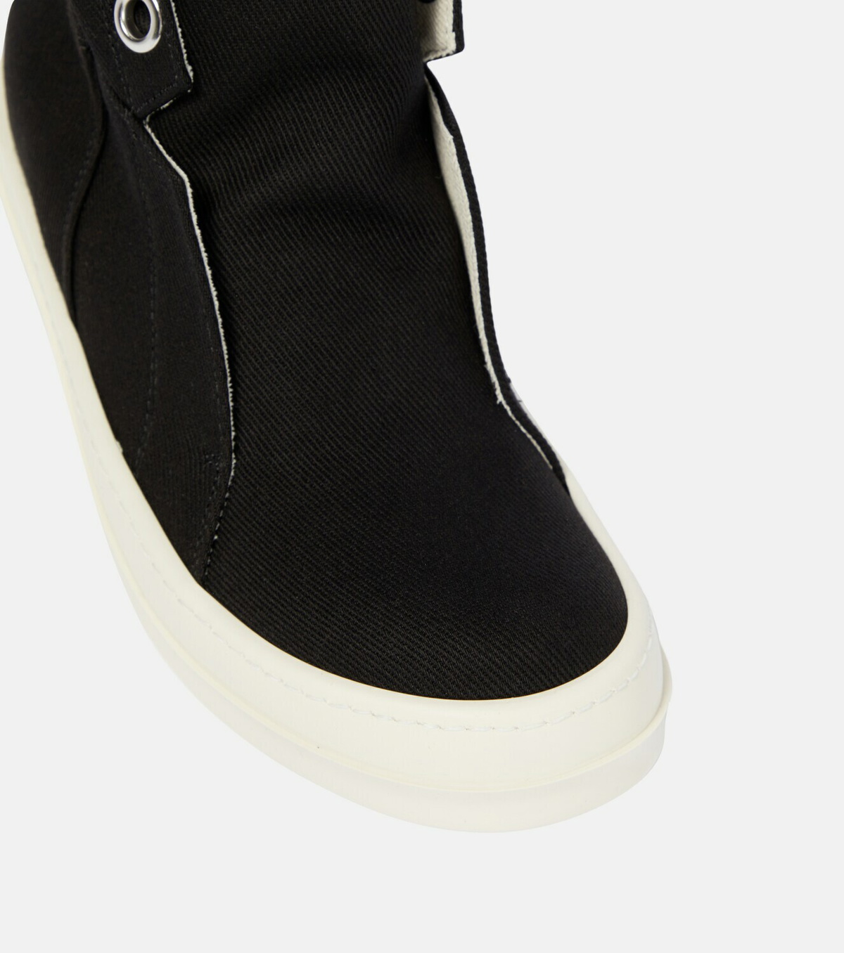 構築美【Rick Owens】ダンク デニム ハイトップ スニーカー Rick Owens Dunk denim high-top sneakers Rick Owens