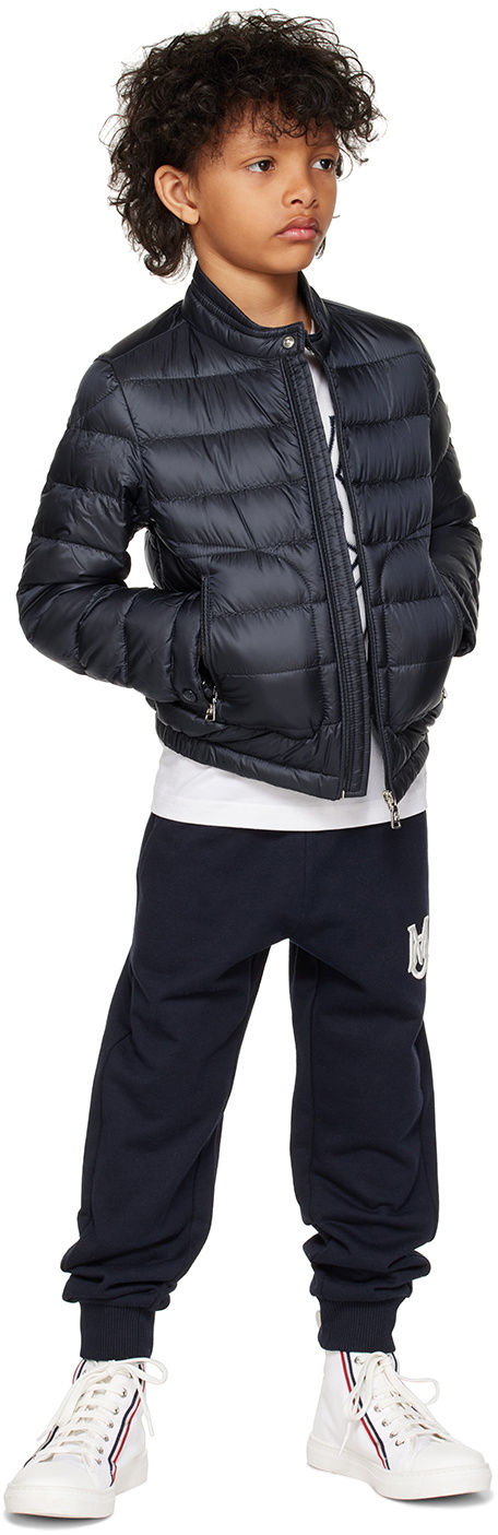 Moncler Enfant Kids Navy Acorus Down Jacket