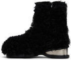 EGONlab Black Stun Shearling Boots