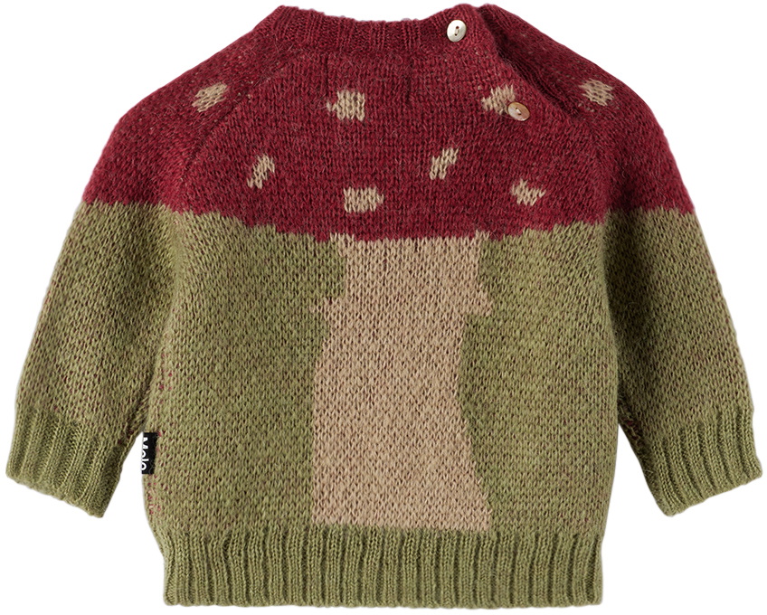 JACQUARD KNIT SWEATER - Red marl