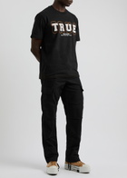 True Religion Logo-print Cotton T-shirt Black
