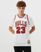 Mitchell & Ness Nba Authentic Jersey Chicago Bulls Home 1997 98 Michael Jordan #23 White - Mens - Jerseys