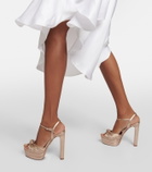Aquazzura Atelier Plateau embellished leather platform sandals