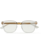 Gucci Eyewear - D-Frame Acetate and Gold-Tone Blue Light-Blocking Optical Glasses