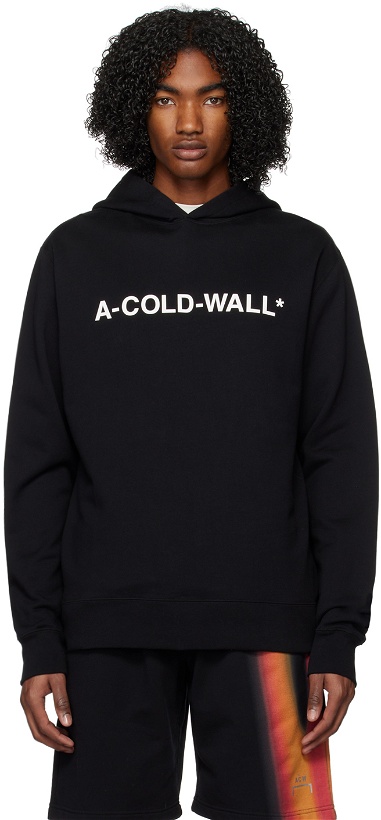 Photo: A-COLD-WALL* Black Essential Hoodie