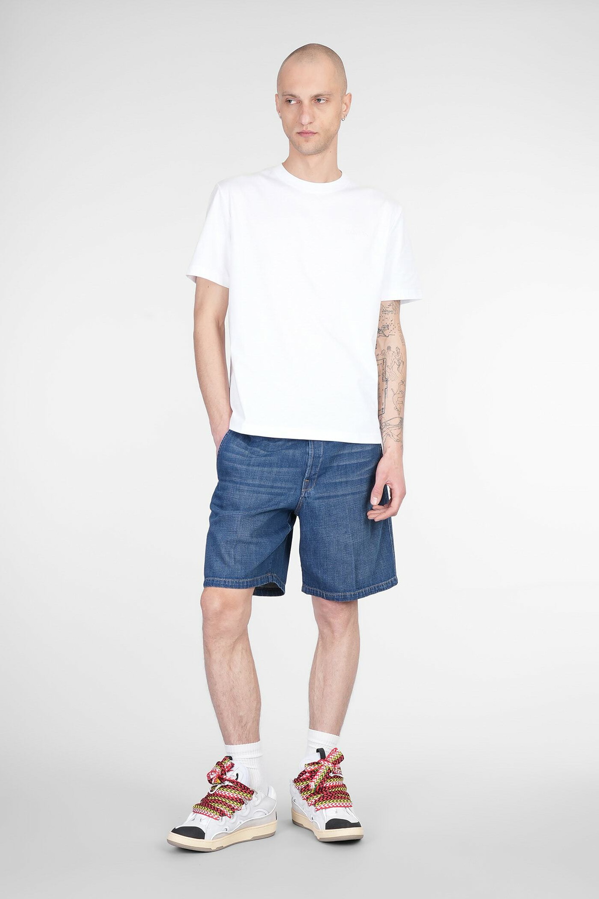 Lanvin Tshirt Logo White main image 1
