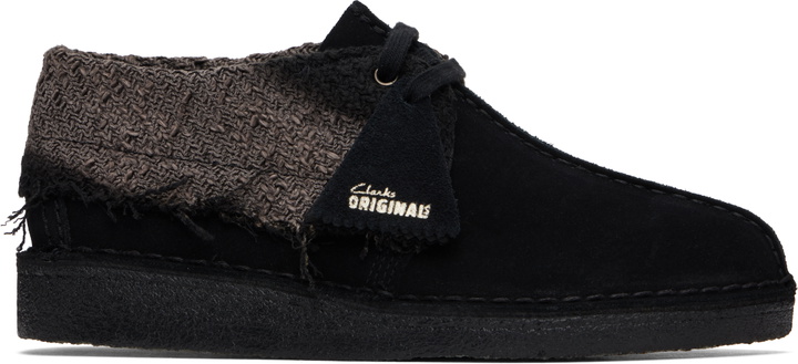 Photo: JiyongKim Black Clarks Edition Sun-Bleached Raw Edge Desert Trek Derbys