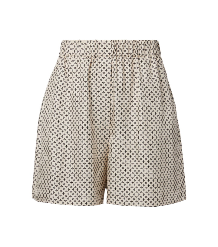 Photo: Loro Piana Angelo silk twill Bermuda shorts