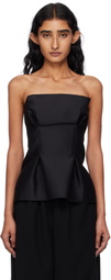 GIA STUDIOS Black Noir Top
