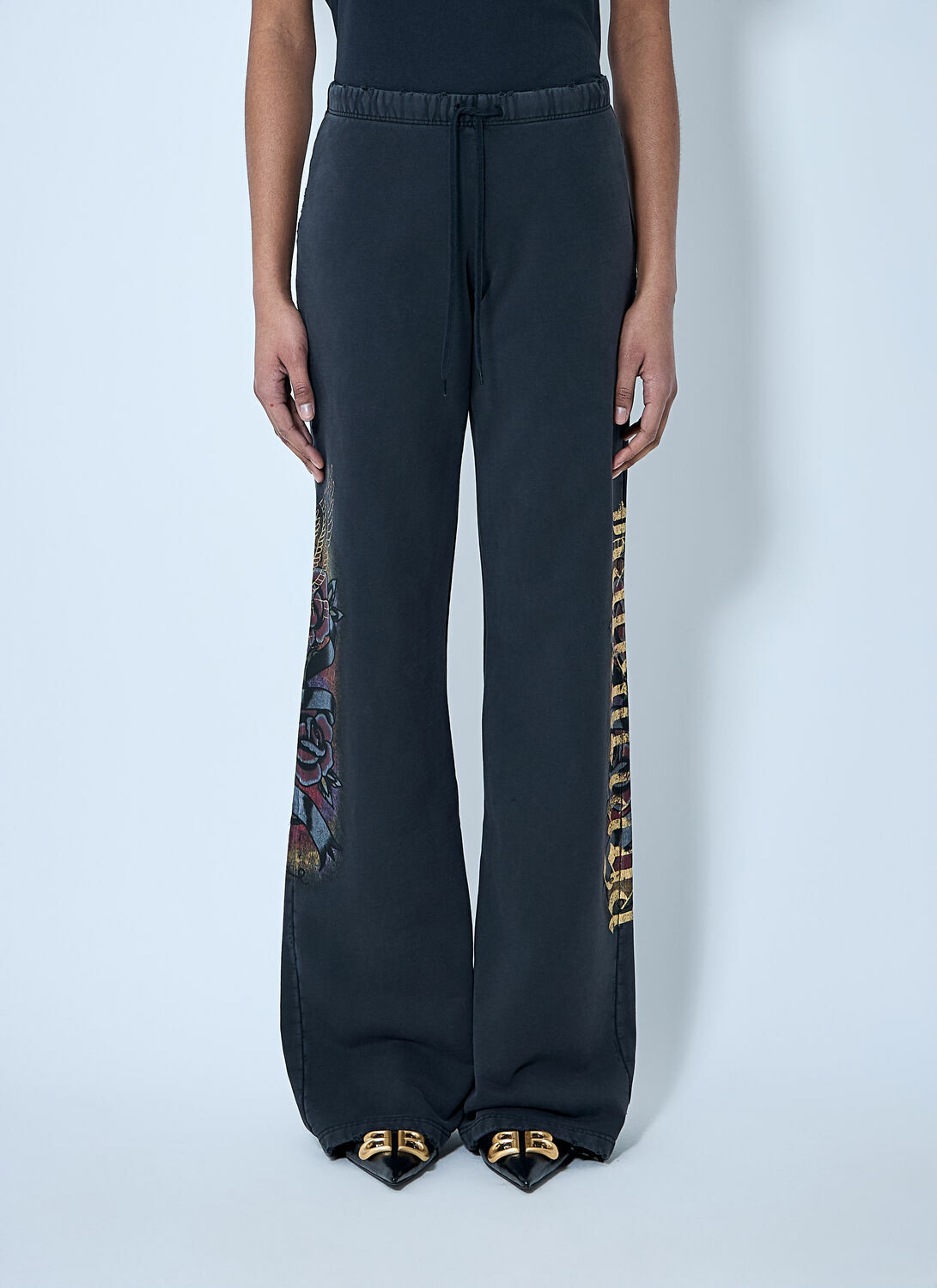 Balenciaga Tacky Tattoo Flared Track Pants