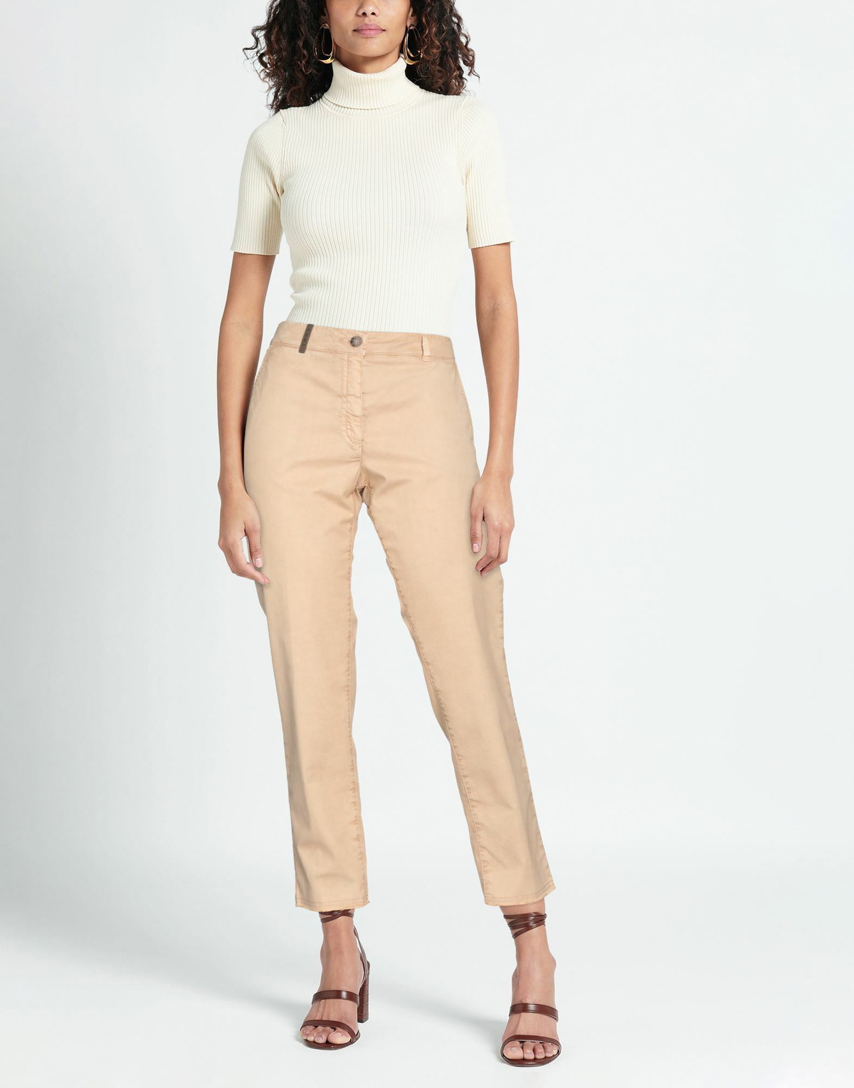 Peserico Womens Pants Camel