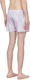 Jacquemus Purple Le Papier 'Le Calecon' Swim Shorts