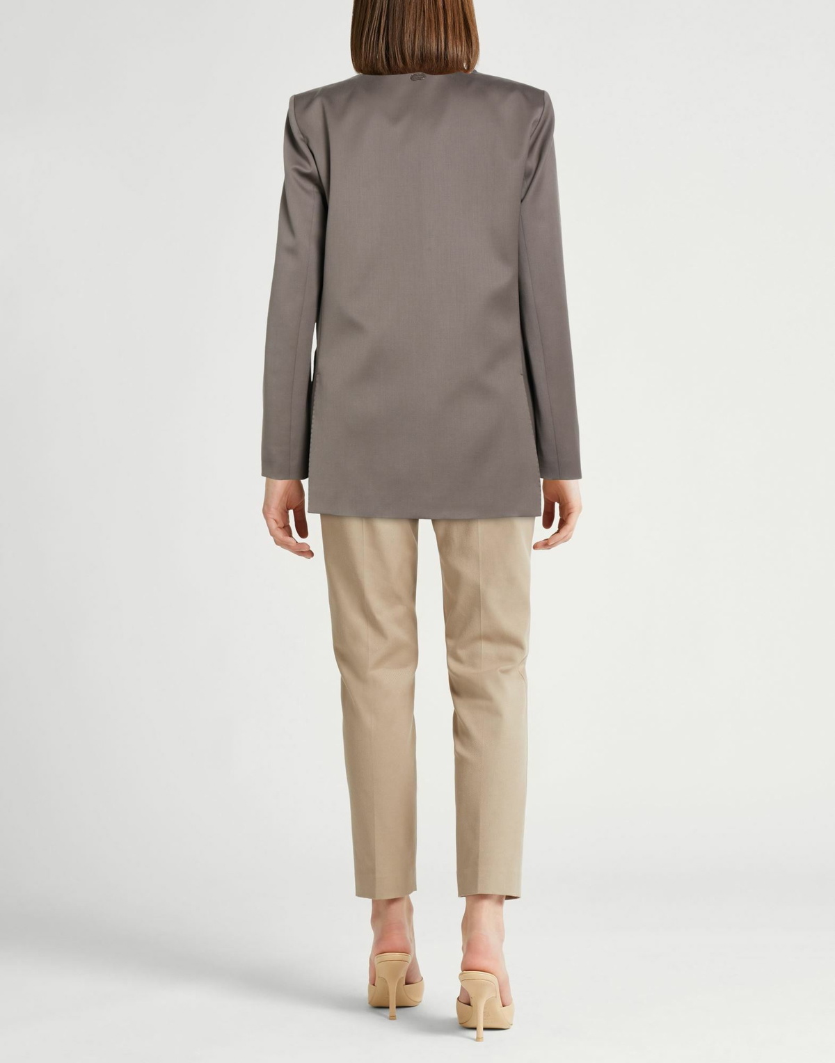 Agnona Womens Blazer Khaki