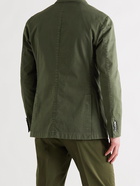 BOGLIOLI - Unstructured Cotton-Blend Twill Suit Jacket - Green