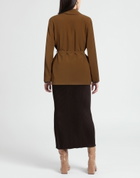 Erika Cavallini Womens Blazer Khaki
