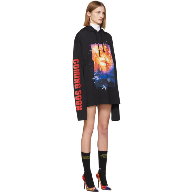 VETEMENTS Black Star Wars Edition Movie Poster Hoodie Vetements