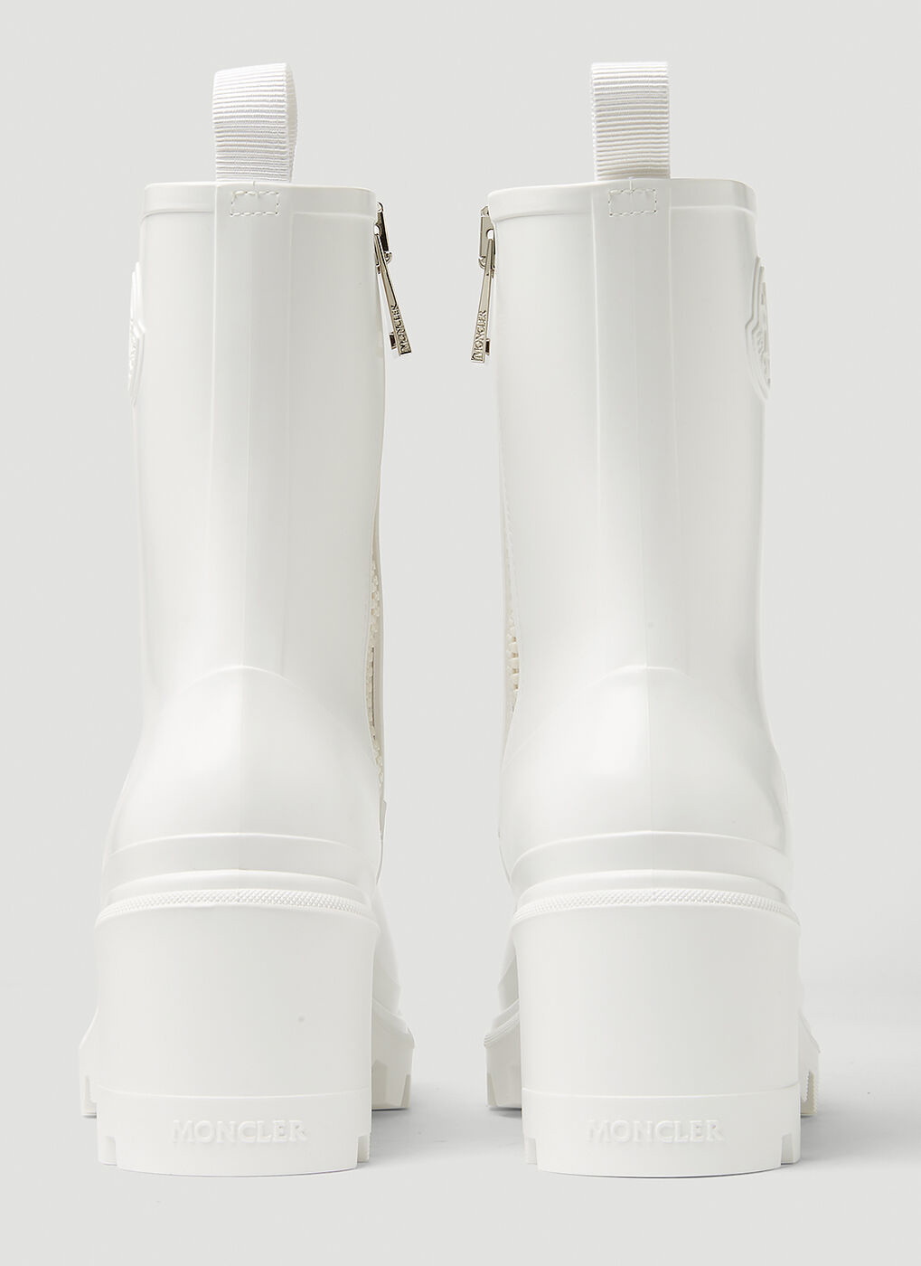 Loftgrip Rain Boots in White Moncler