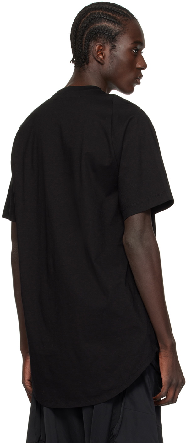 Julius Black Shirttail T-Shirt Julius