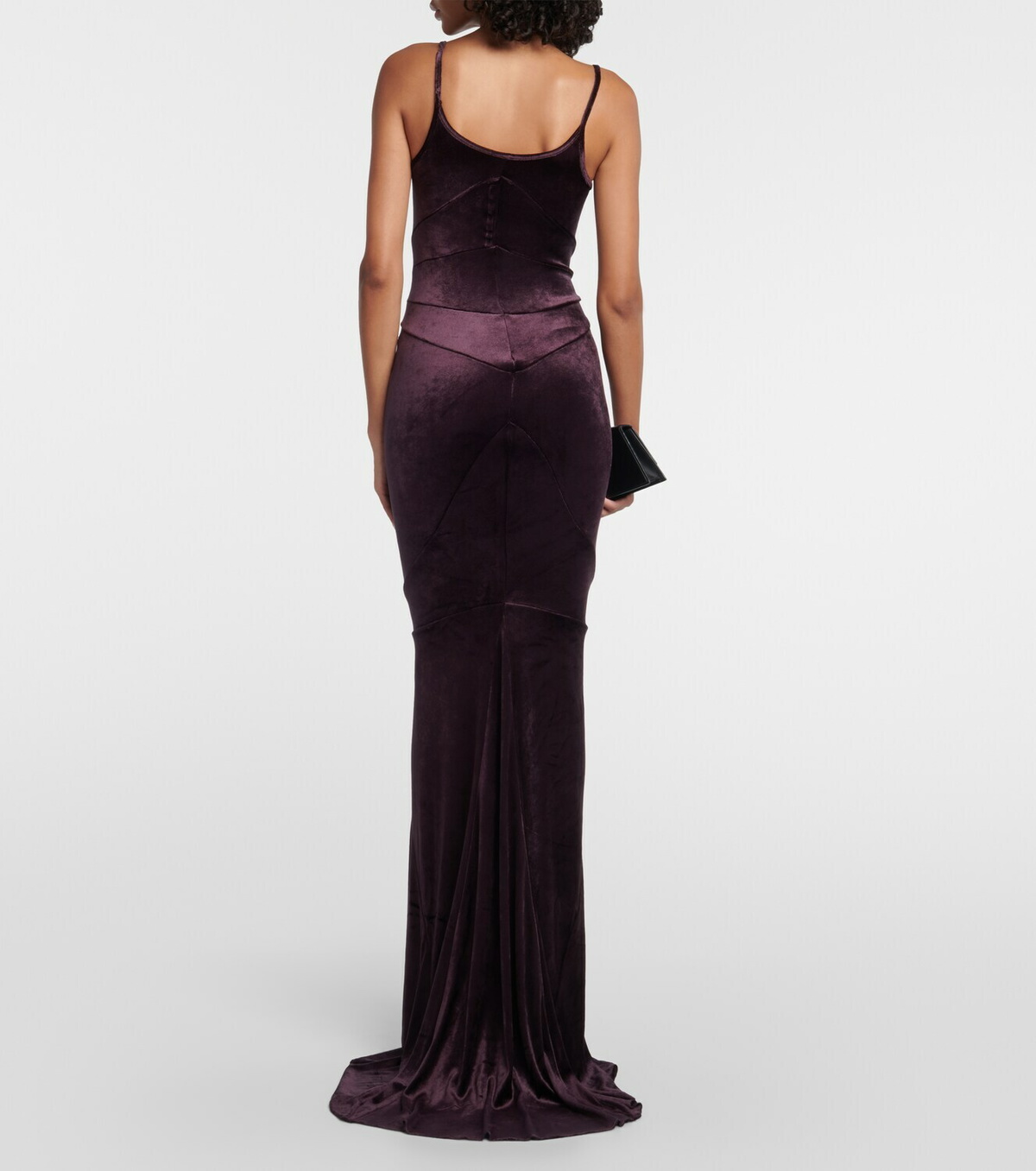 strapless open back dress Rick Owens Lilies Long Jersey Dress