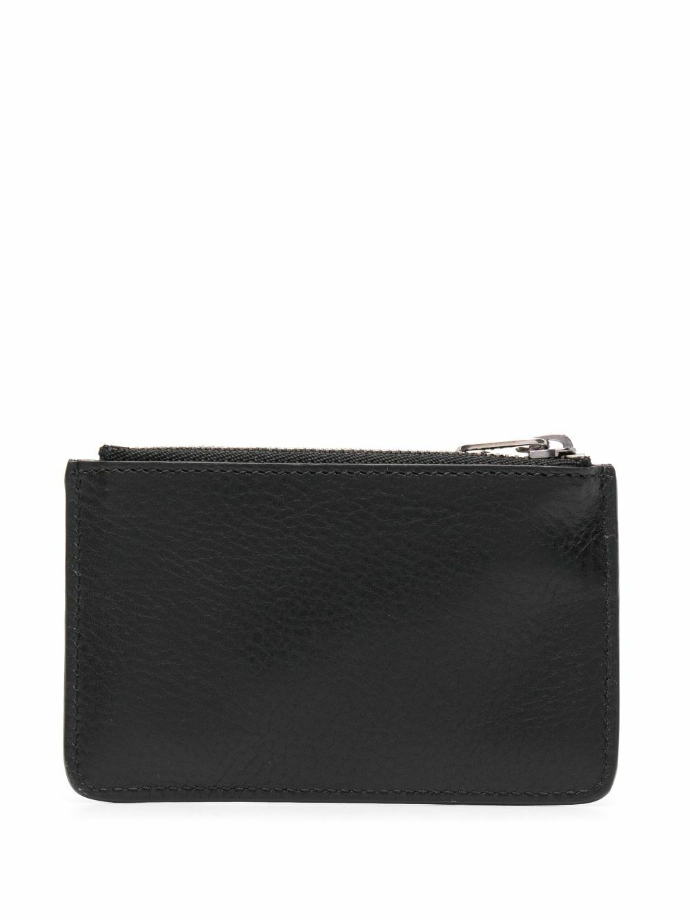 The Row Black Pebbled Leather Keychain The Row