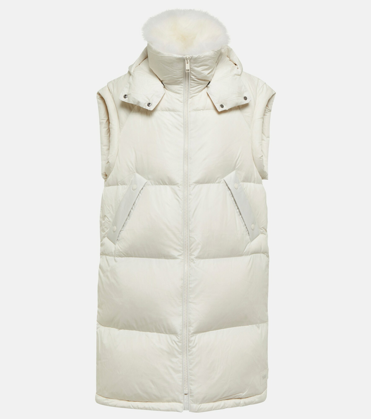 Yves Salomon - Shearling-trimmed down vest Yves Salomon
