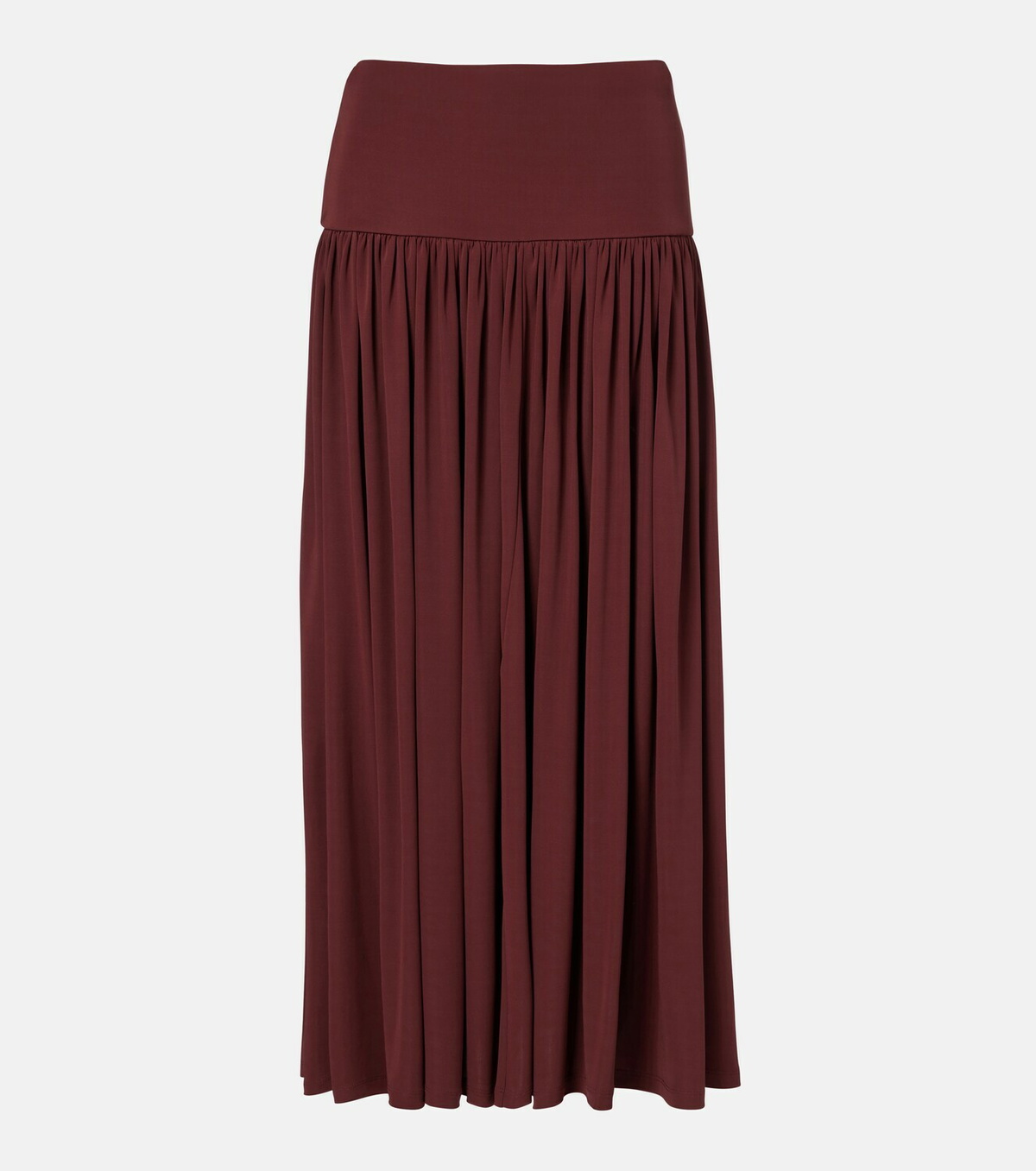 Aya Muse Gathered jersey maxi skirt