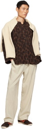 XENIA TELUNTS Beige Undyed Sweater
