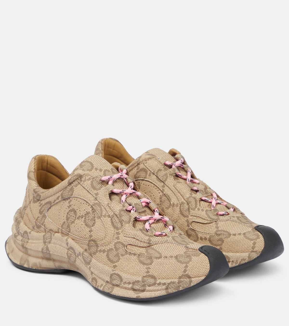 Gucci Gucci Run printed leather sneakers Gucci