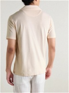 Altea - Harvey Camp-Collar Cotton-Terry Shirt - Neutrals