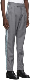 Ahluwalia Grey Wool Great Grandad Trousers