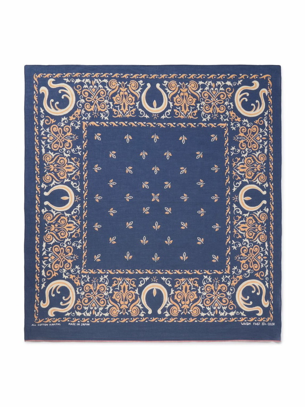Photo: KAPITAL - Antler Naja Printed Cotton-Voile Bandana