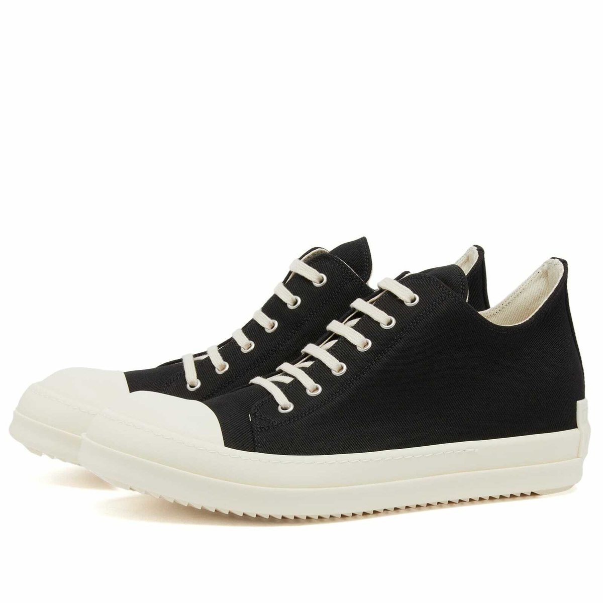 【RICK OWENS】Denim Low Fetish in Black/Milk Denim Low Fetish in Black/Milk – SVRN