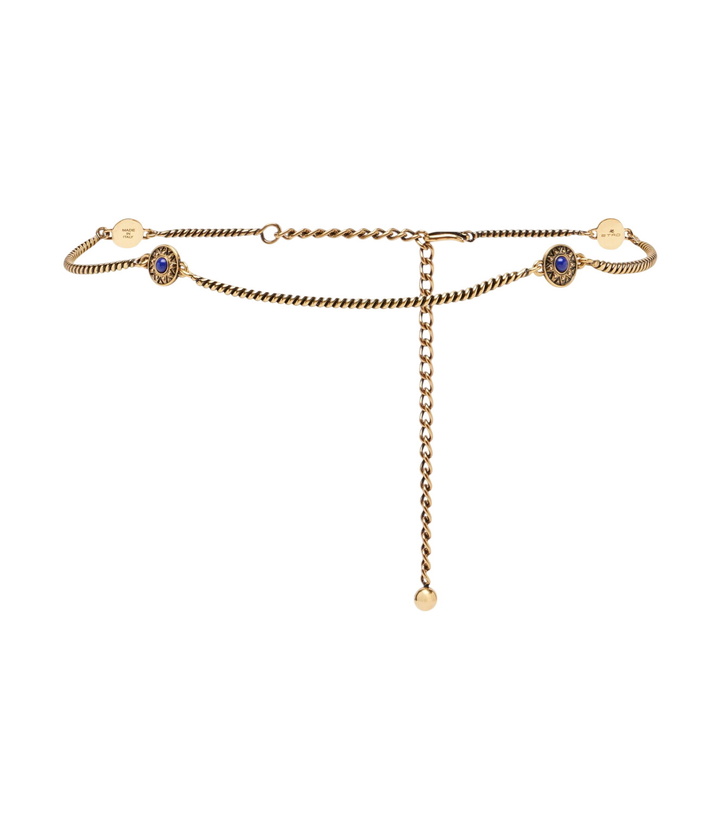 Photo: Etro Embellished chain belt