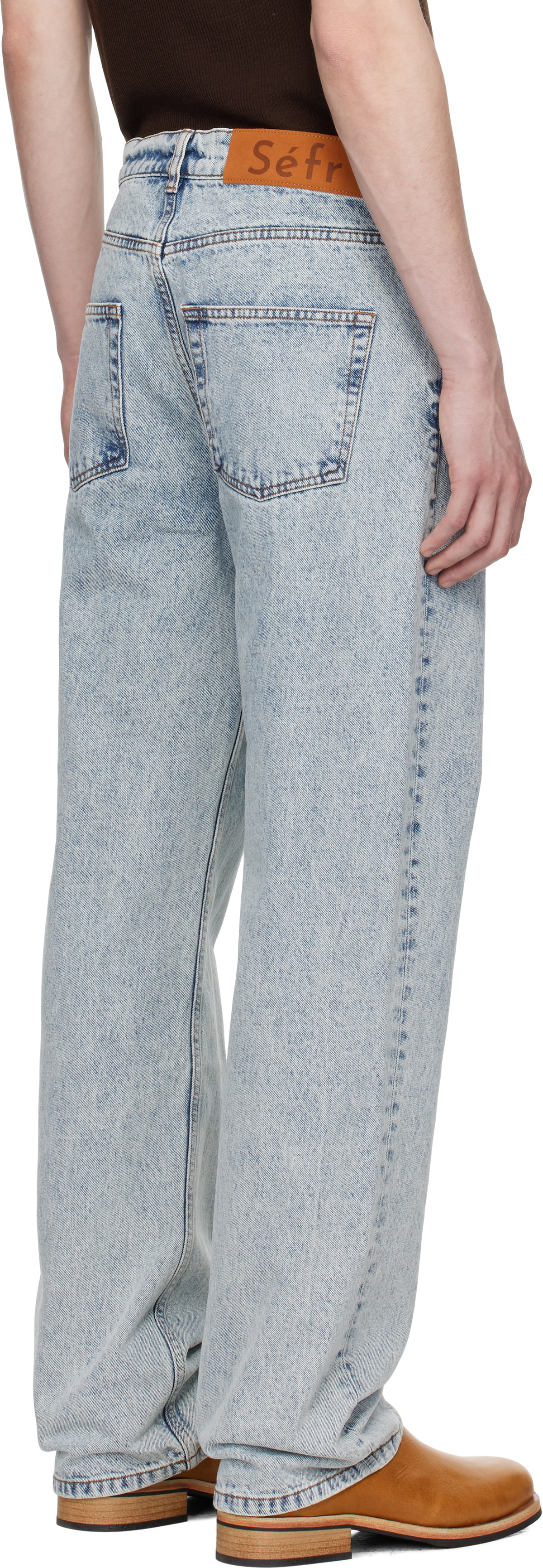 Séfr Blue Classic Cut Jeans