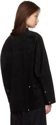 Studio Nicholson Black Dash Suede Jacket