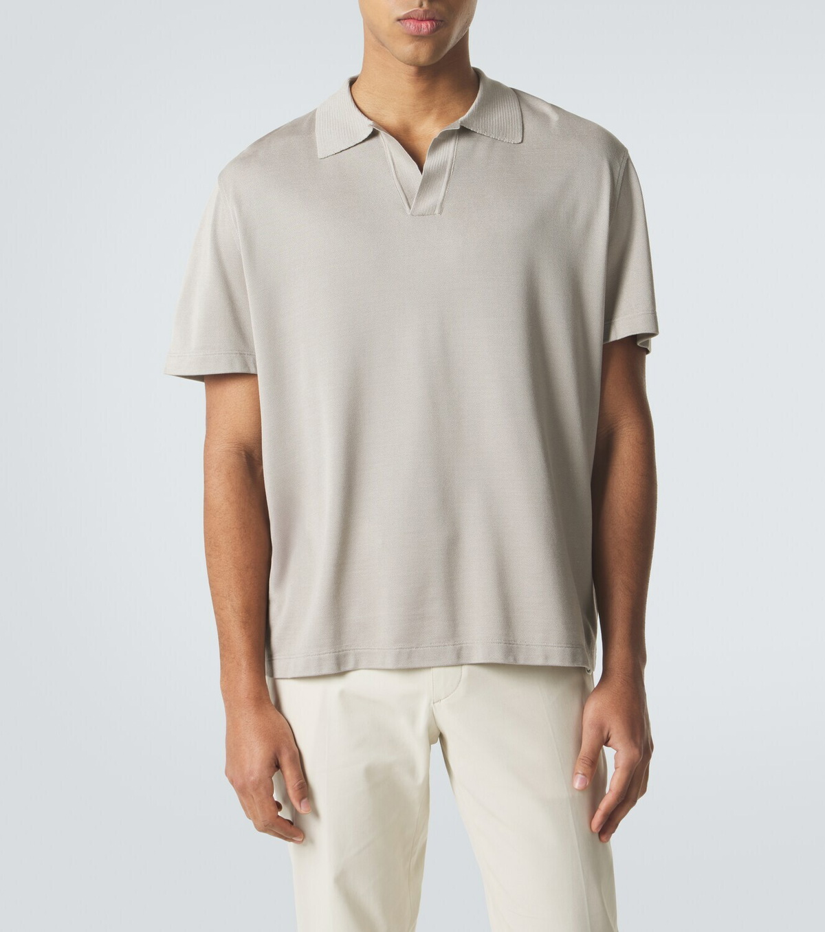 Brioni Silk polo shirt