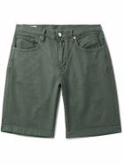 Incotex - Blue Division Straight-Leg Denim Shorts - Green