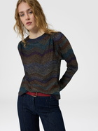 Missoni - Viscose lamé sweater with wave motif, Women, Multicoloured