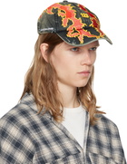 Rivington Roi Rebis Black & Red Lambs Cap