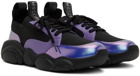 Moschino Purple & Black Teddy Sneakers