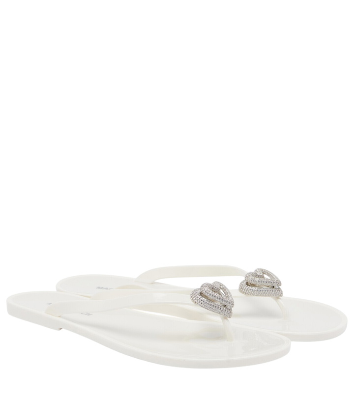 Photo: Mach & Mach Riviera embellished thong sandals
