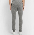 Secondskin - Slim-Fit Tapered Brushed-Cashmere Sweatpants - Gray
