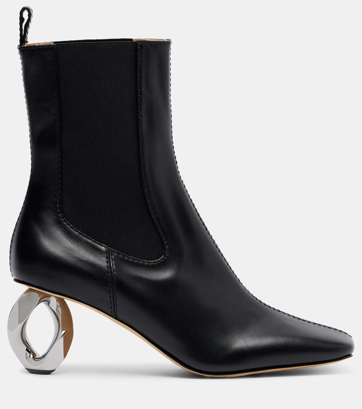 JW Anderson Chain leather ankle boots