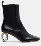 JW Anderson Chain leather ankle boots
