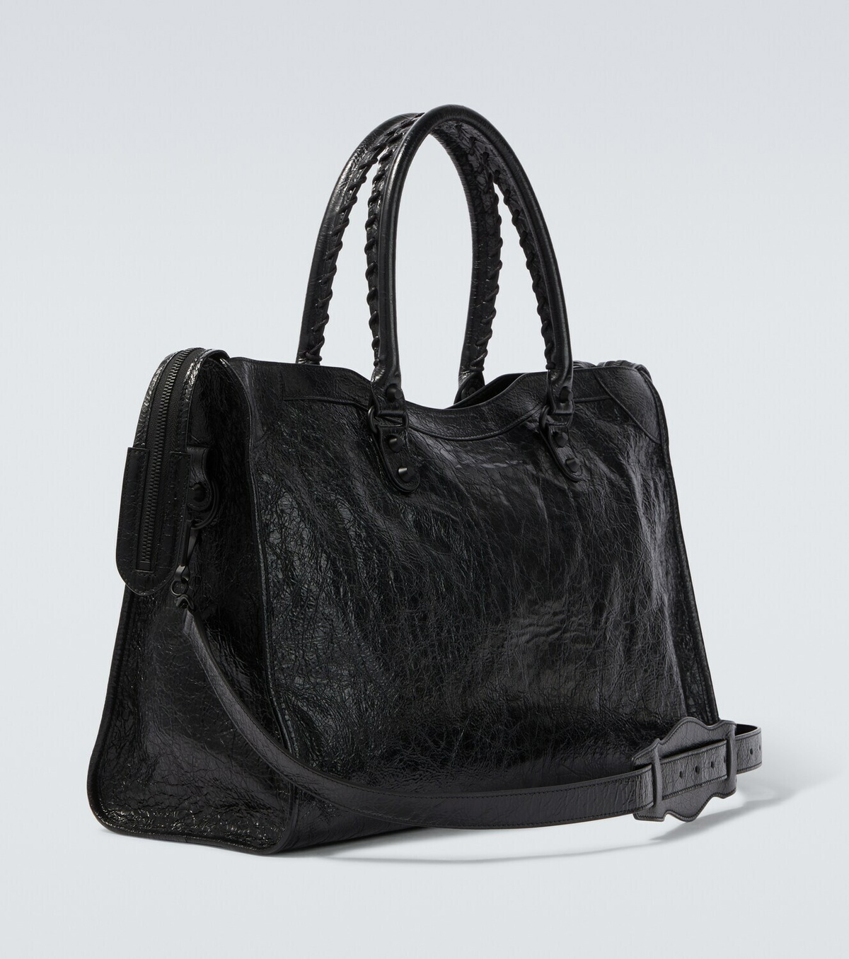 Balenciaga Le City leather tote bag