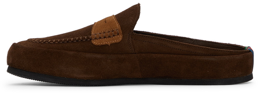 PS by Paul Smith Brown Nemean Slip-On Loafers PS by Paul Smith display picture 2